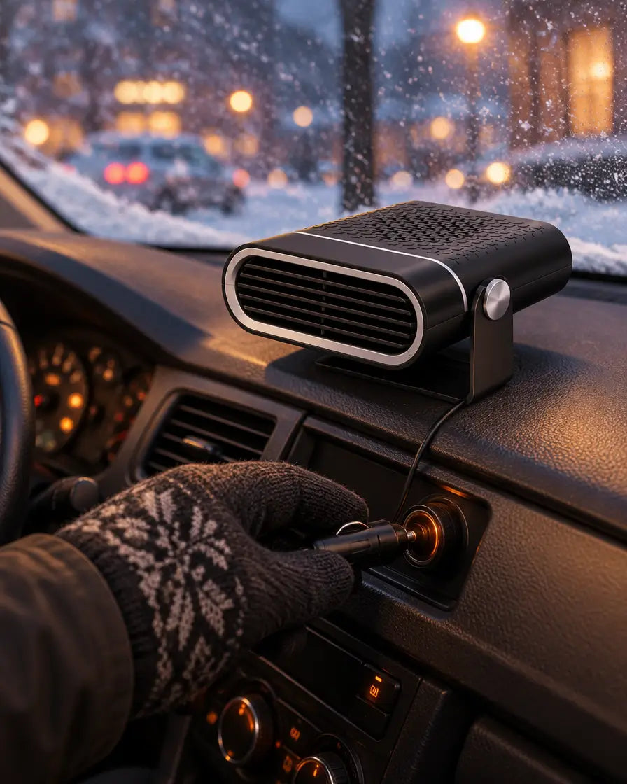 12V 100W Car Defroster with 360° Swivel